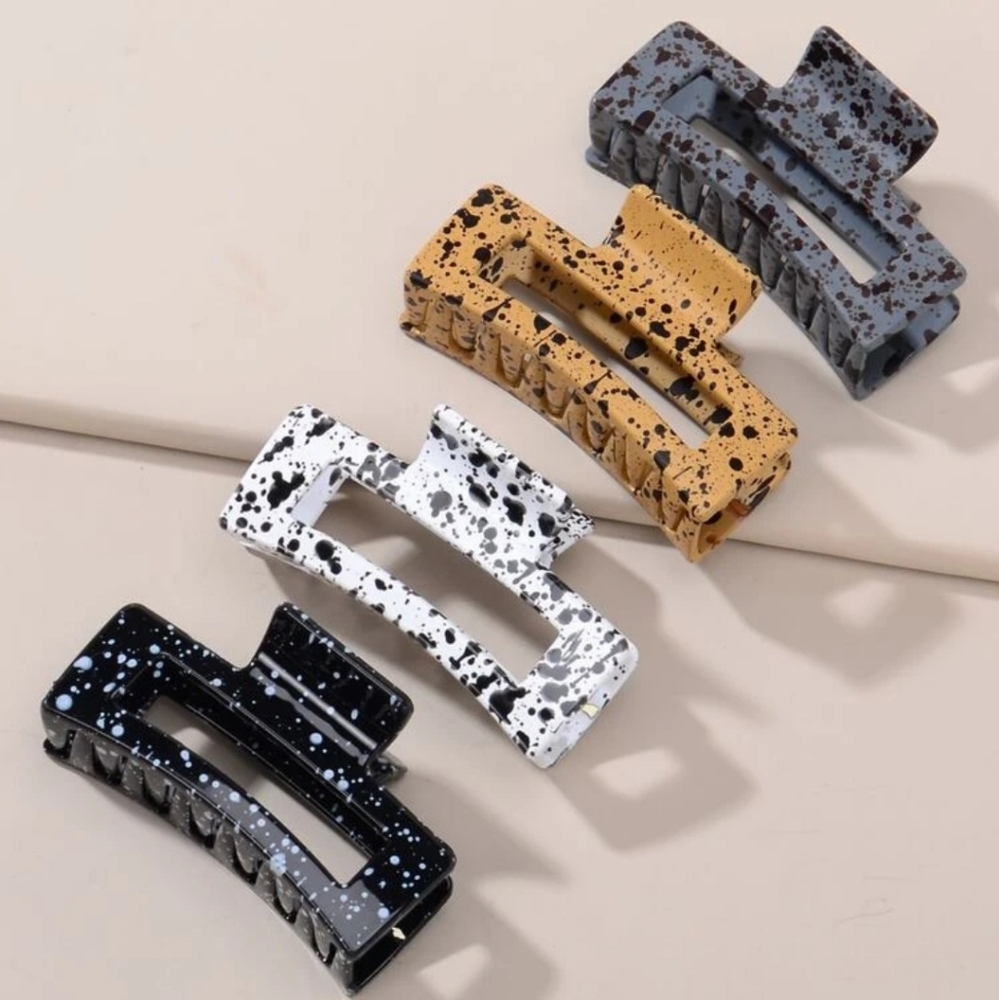 4pcs Plastic Hair Claw